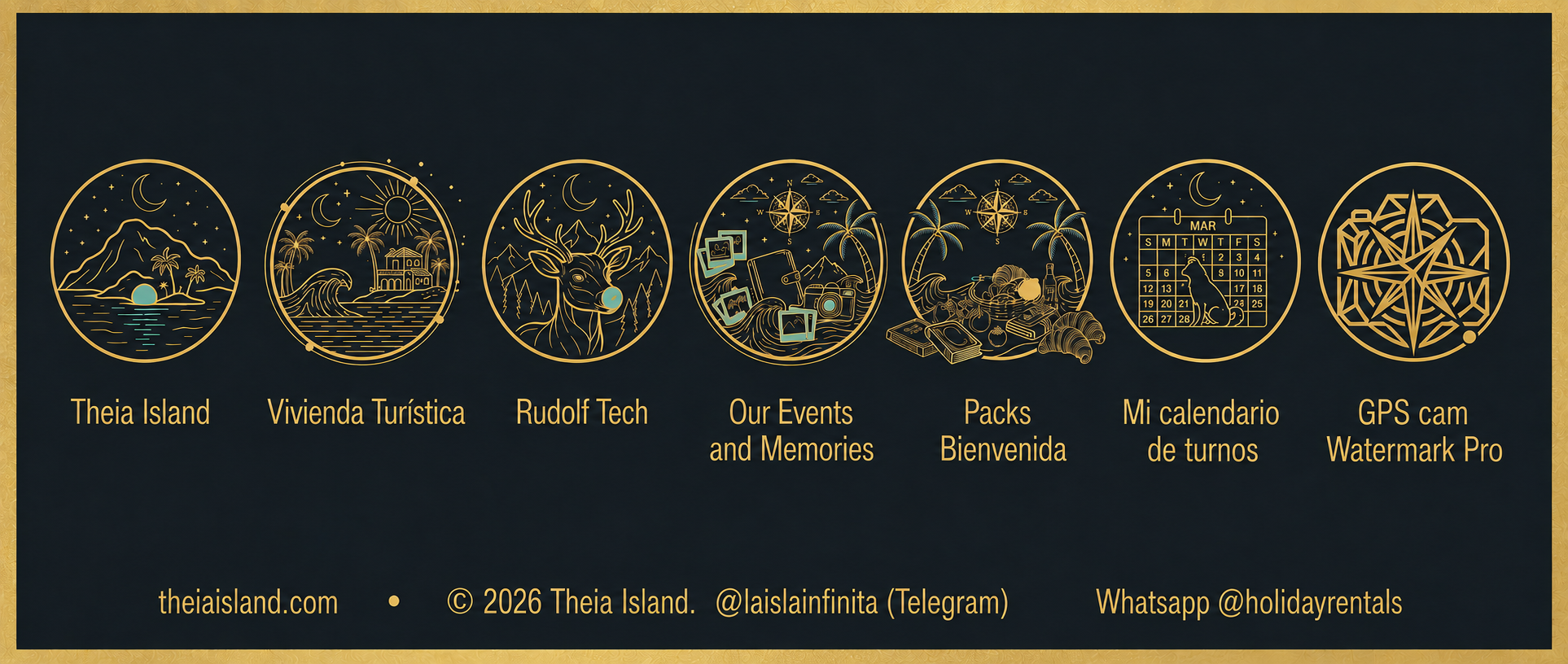 Red de proyectos Theia Island
